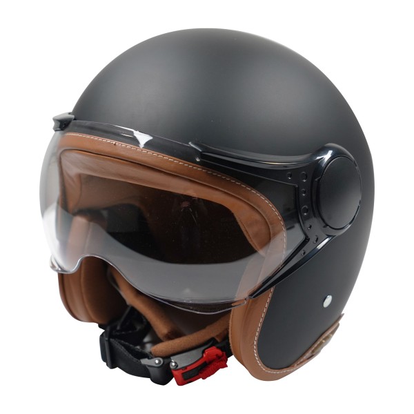Axor Helemts Jet Open Face - Matt Black / Brown